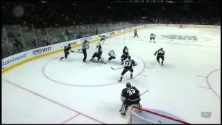 Zach Bogosian 44 Goal vs Kings Jan 10 2015 [upl. by Oretos]