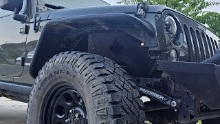 HOW TO INSTALL JEEP WRANGLER JK INNER FENDER LINERS [upl. by Eelyr]