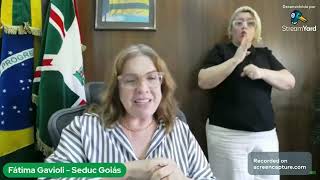 Live polêmica sobre Plano de Carreira dos professores  SEDUC  GO com secretária Fátima Gavioli [upl. by Suhploda]