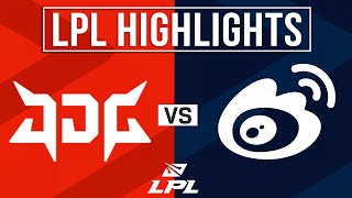 JDG vs WBG Highlights ALL GAMES  LPL 2024 Worlds Regional Qualifier  JD Gaming vs Weibo Gaming [upl. by Mccall]