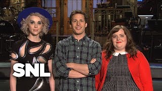 SNL Promo Andy Samberg and St Vincent [upl. by Fernand480]