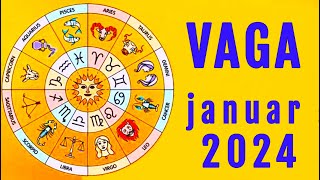 VAGA  Horoskop za JANUAR 2024 [upl. by Etienne497]