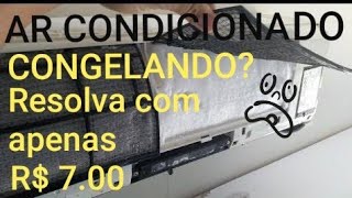 AR CONDICIONADO COM EVAPORADOR CONGELANDO  E SÓ DESLIGA NO DISJUNTOR  FAÇA VOCÊ MESMO [upl. by Colyer]