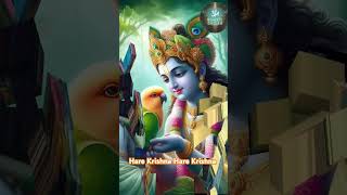 Hare Krishna Hare Krishna Song  Kanha Ji Beautiful Song 🥰 shorts kanha [upl. by Nyrrek]