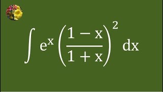 Solving indefinite integral using a unique technique one might have not seen before [upl. by Beata664]