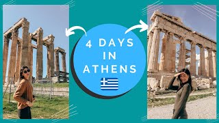 4 days in Athens Greece first time🇬🇷 2020 travel vlog [upl. by Narda537]