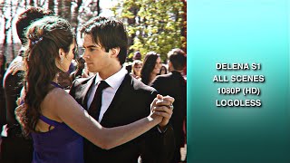 Season 1 all Delena scenes logoless  HD [upl. by Occor953]