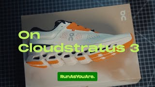 On Cloudstratus 3  Expert Footwear Reviews [upl. by Wilinski]