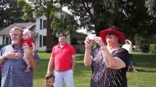 Military sons surprise parents by coming home and marching in hometown 4th of July parade [upl. by Eisor]