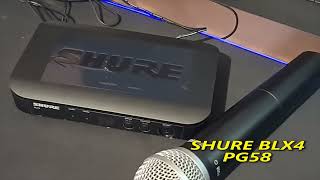 shure BLX4 PG58 [upl. by Rudin]