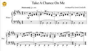 Take A Chance On Me by ABBA Piano SoloSheets [upl. by Most]