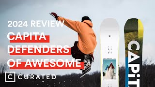 2024 CAPiTA Defenders of Awesome Snowboard Review  Curated [upl. by Anem]