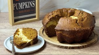 Easy Pumpkin Cream Cheese Cake [upl. by Basilius]