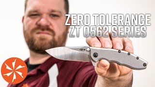 Zero Tolerance ZT 0562 Hinderer Series EDC Folding Knives Available at KnifeCentercom [upl. by Coppinger]