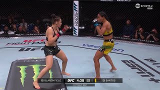 FULL FIGHT  ERIN BLANCHFIELD VS TAILA SANTOS UFC FIGHT NIGHT [upl. by Mendez]