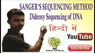 Sanger Sequencing Method dideoxy sequencing of DNAHow Sanger sequencing of DNA sequencing [upl. by Smailliw]