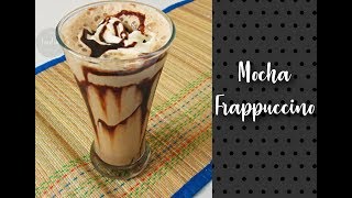 Mocha Frappuccino  Starbucks style frappuccino  Iced Coffee Recipe by Foodiedays [upl. by Sallad]