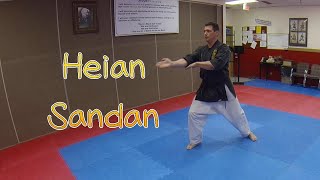 Learn Karate Heian Sandan karate karatekata heiansandan [upl. by Severson]