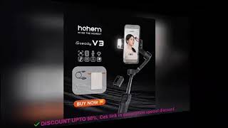 ✔️Hohem iSteady V3 3Axis AI Face Tracking Gimbal Stabilizer Handheld for Smartpho [upl. by Ineslta]