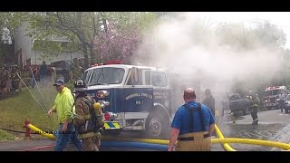 20170426 Minersville smokes an engine [upl. by Baryram]