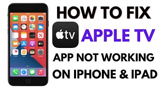 APPLE TV APP NOT WORKING FIXED ON IPHONE  FIXED APPLE TV NOT SHOWING VIDEOS ONN IPHONE ✔2021✔ [upl. by Giark567]