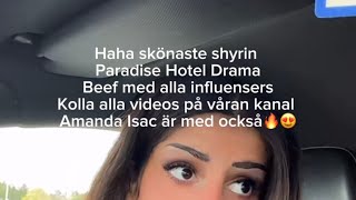 Paradise Hotel och sågar influensers drama haha humor bråk drama [upl. by Mateya]