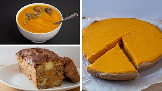 POTIMARRON  3 recettes Saines amp Délicieuses four soupe dessert 🍂 [upl. by Julita766]