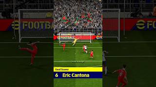 eric cantona goal 🤩🫡 efootball efootball2024 pes shorts [upl. by Fitzhugh528]