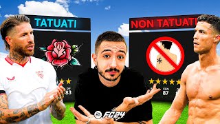 GIOCATORI TATUATI vs GIOCATORI NON TATUATI su FC 24 [upl. by Arahsal128]