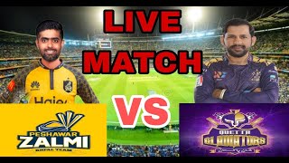 🔴PSL LIVE  PESHAWAR ZALMI vs QUETTA GLADIATORS MATCH 25 LIVE SCORES  PZ vs QG LIVE [upl. by Amliw528]