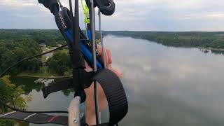 Paramotoring Lake Rhodhiss NC [upl. by Sheridan]