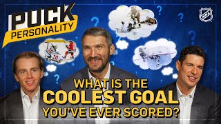 What is the coolest goal youve ever scored  Puck Personality  NHL [upl. by Abdul675]