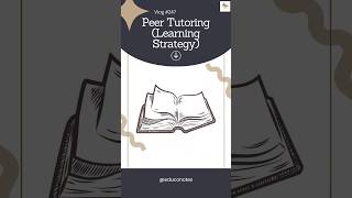 Peer Tutoring Learning  Learning and Teaching 🏷️ [upl. by Meadows]