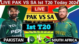 Pakistan vs South Africa 1st T20 PAK vs SA 2024 Today Live Match  Scores amp Commentary cricketlive [upl. by Yule]