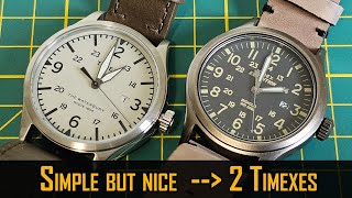 2 simple but nice Timex watches TW2R71100 and TW4B01700 comparison review timex gedmislaguna [upl. by Lrak102]