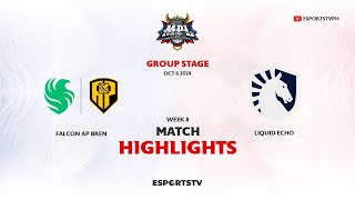 Falcons AP Bren vs Team Liquid PH HIGHLIGHTS MPL PH S14  TLPH VS FCAP ESPORTSTV [upl. by Rose]