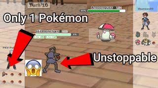 Hitmonchan Sweeps an Entire Team Pokemon Showdown Random Battles High Ladder [upl. by Maurits]