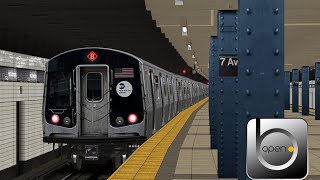 OpenBVE R179 B Train Action To 145th Street [upl. by Ailssa660]