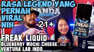 RASA LEGEND MUNCUL LAGI  FREAK BLU MOCHEESE by VENTURA LAB  VAPE ON amp RAYVAPOR [upl. by Min]