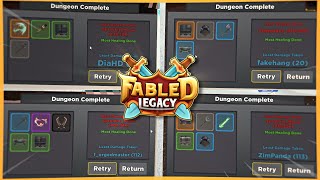 ROBLOX Fabled Legacy Game Like Dungeon Quest  Best Drops amp Pots  Raided Village Chaos Mode [upl. by Kerekes]