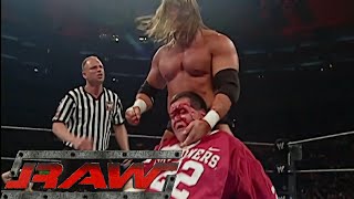 Triple H vs Jim Ross Bloody Pt1 RAW Apr 182005 [upl. by Ettedanreb]