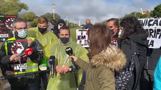 MANIFESTAÇÃO DOS MOTORISTAS DE TVDE LISBOA 26 DE NOVEMBRO DE 2020 27 [upl. by Ayimat]