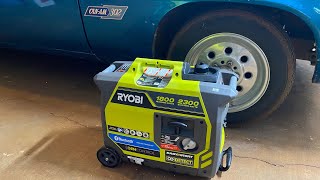 RYOBI 2300Watt Generator 1st Start Up Tips [upl. by Susann]