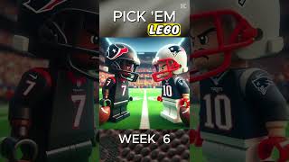 NFL PICK EM  WEEK 6  LEGO MASHUP  Part 2 [upl. by Beaston]