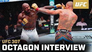 Khalil Rountree Jr Octagon Interview  UFC 307 [upl. by Lietman]