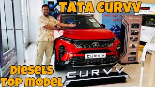 All New Tata Curvv Diesel 2024 Model Price Features and Detailed Review [upl. by Nahej]