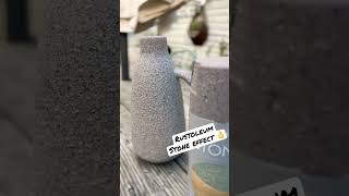 Rustoleum stone effect spray paint  fantastic stuff [upl. by Geanine]