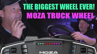 Moza Racing TSW Wheel  Truck Sim Wheel  The Biggest Ever [upl. by Maffa347]