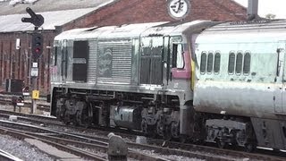 Irish Rail Class 201 207  Enterprise arriving at Connolly Station Dublin [upl. by Rekab97]