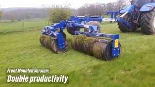 Agritrend Heavy Duty Chain HarrowGrass Harrow Front Linkage Mounted Version [upl. by Bautram]